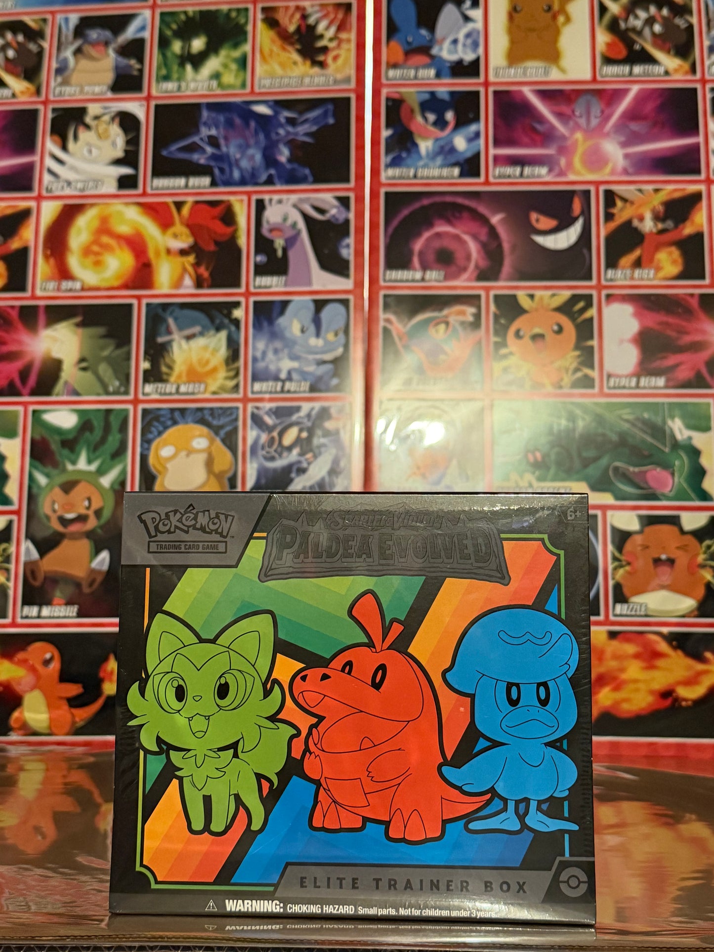 POKÉMON SCARLET AND VIOLET PALDEA EVOLVED ELITE TRAINER BOX 