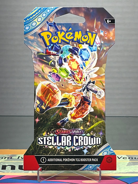 Scarlet and Violet stellar crown sleeved booster pack