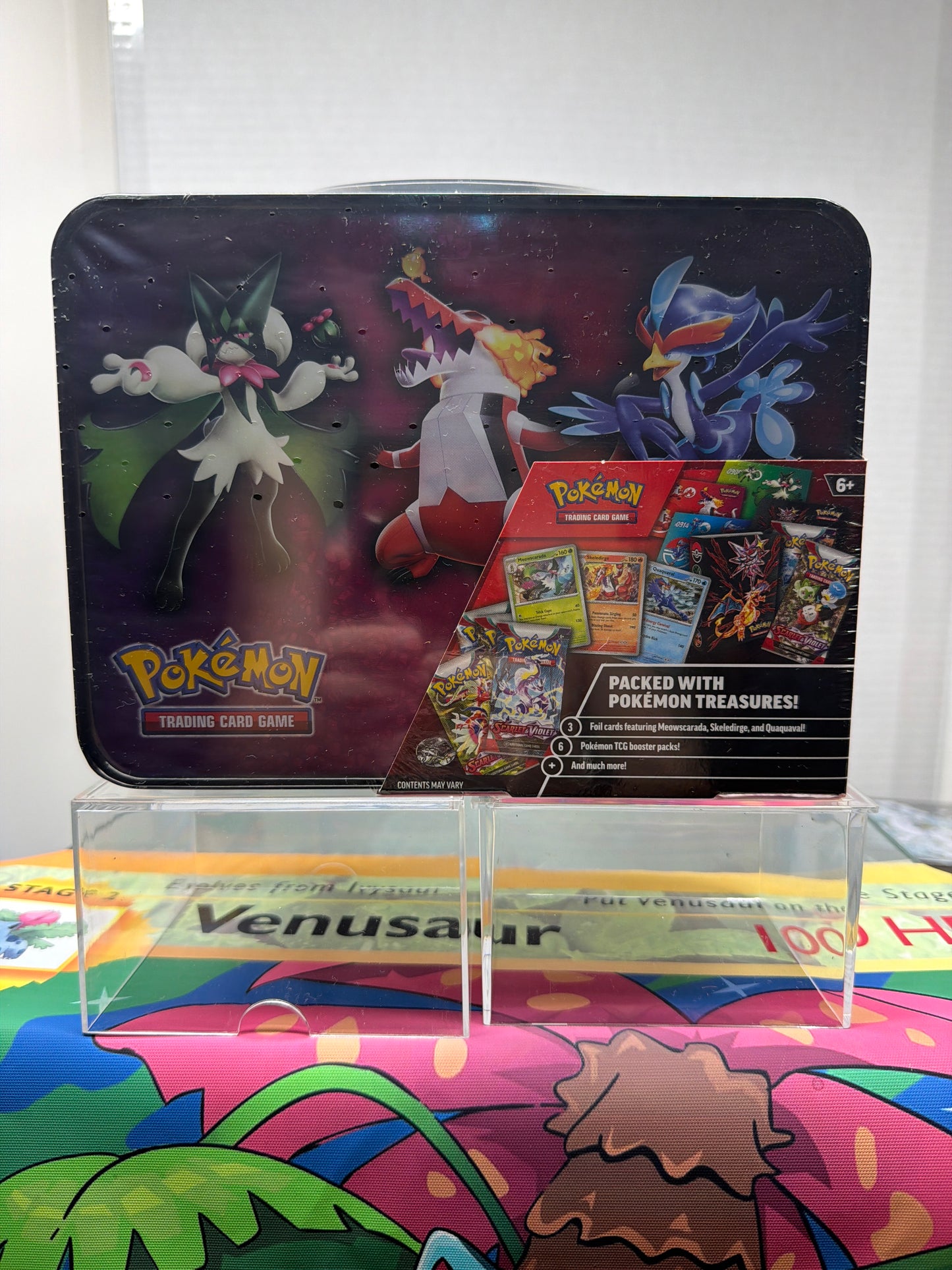 The Fall 2023 Pokémon trading card game collector lunchbox chest