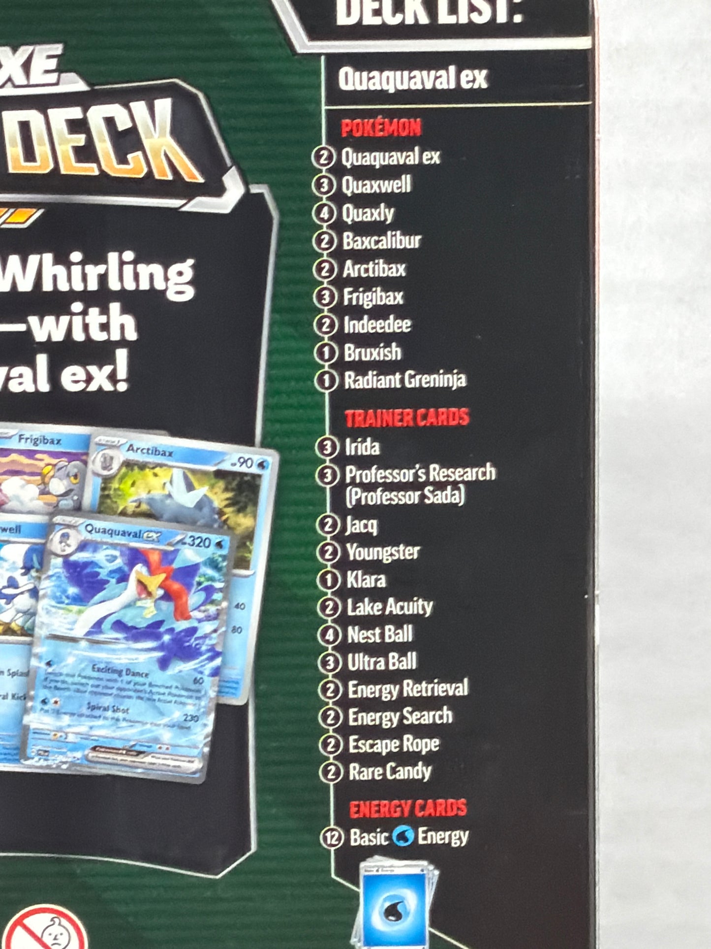 POKÉMON DELUXE BATTLE DECK: QUAQUAVAL EX