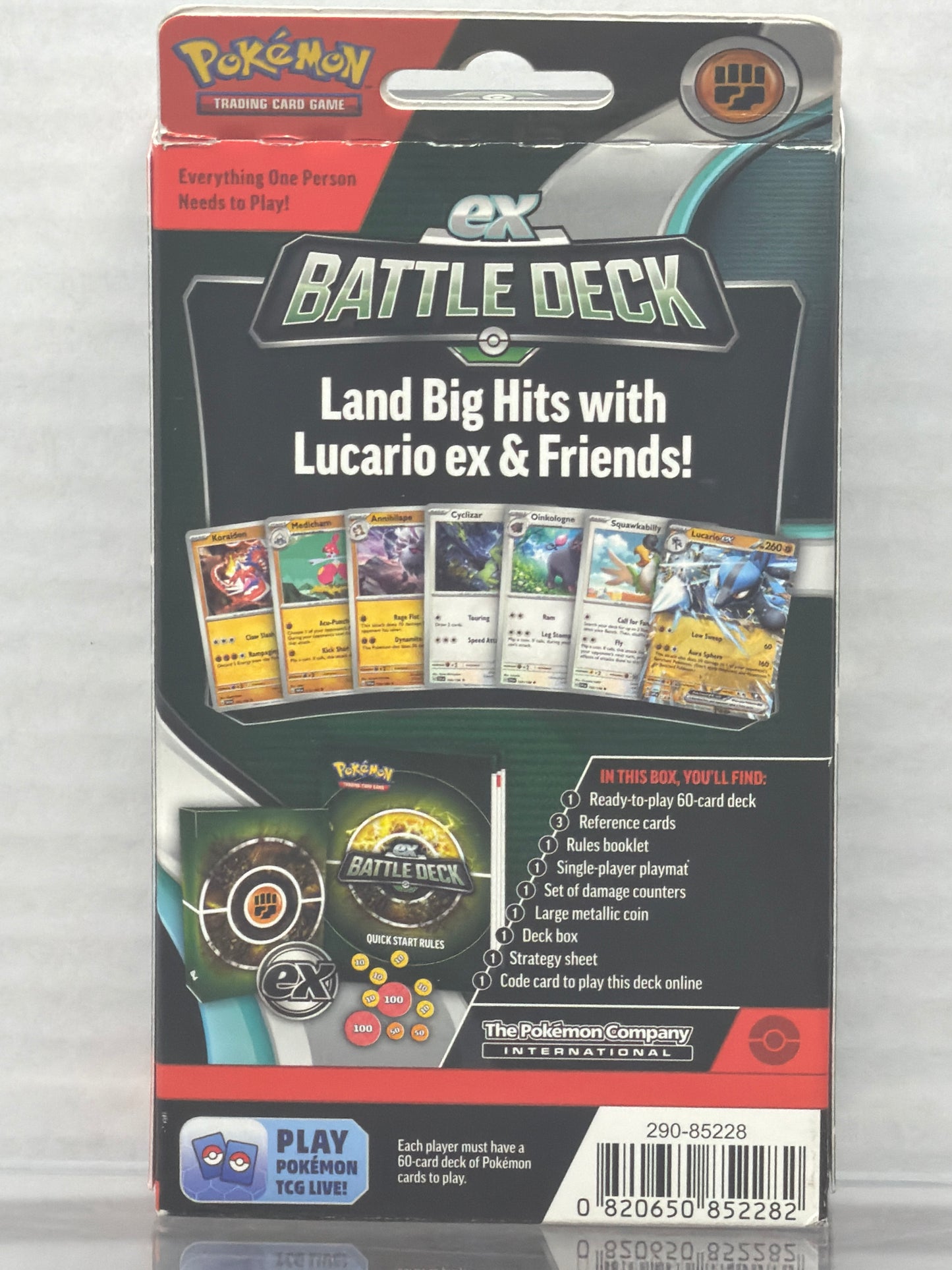 LUCARIO EX BATTLE DECK