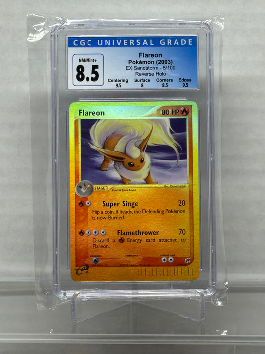 Flareon - 5/100 - Pokemon Ex Sandstorm Holo Card HP