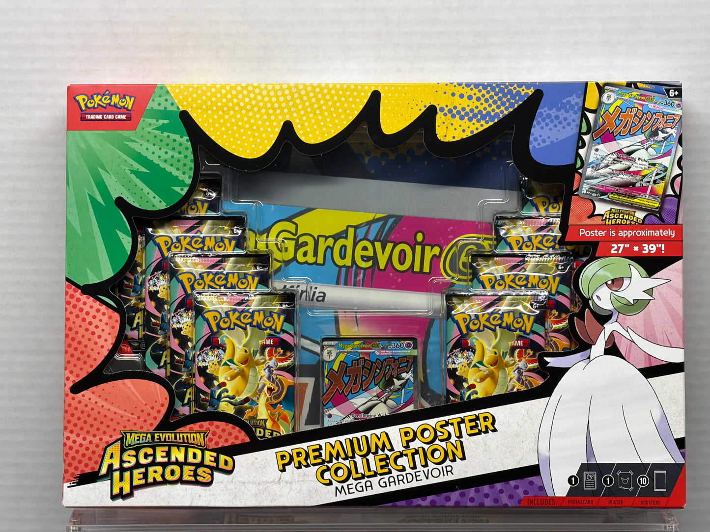 MEGA EVOLUTION ASCENDED HEROES PREMIUM POSTER COLLECTION (MEGA GARDEVOIR)