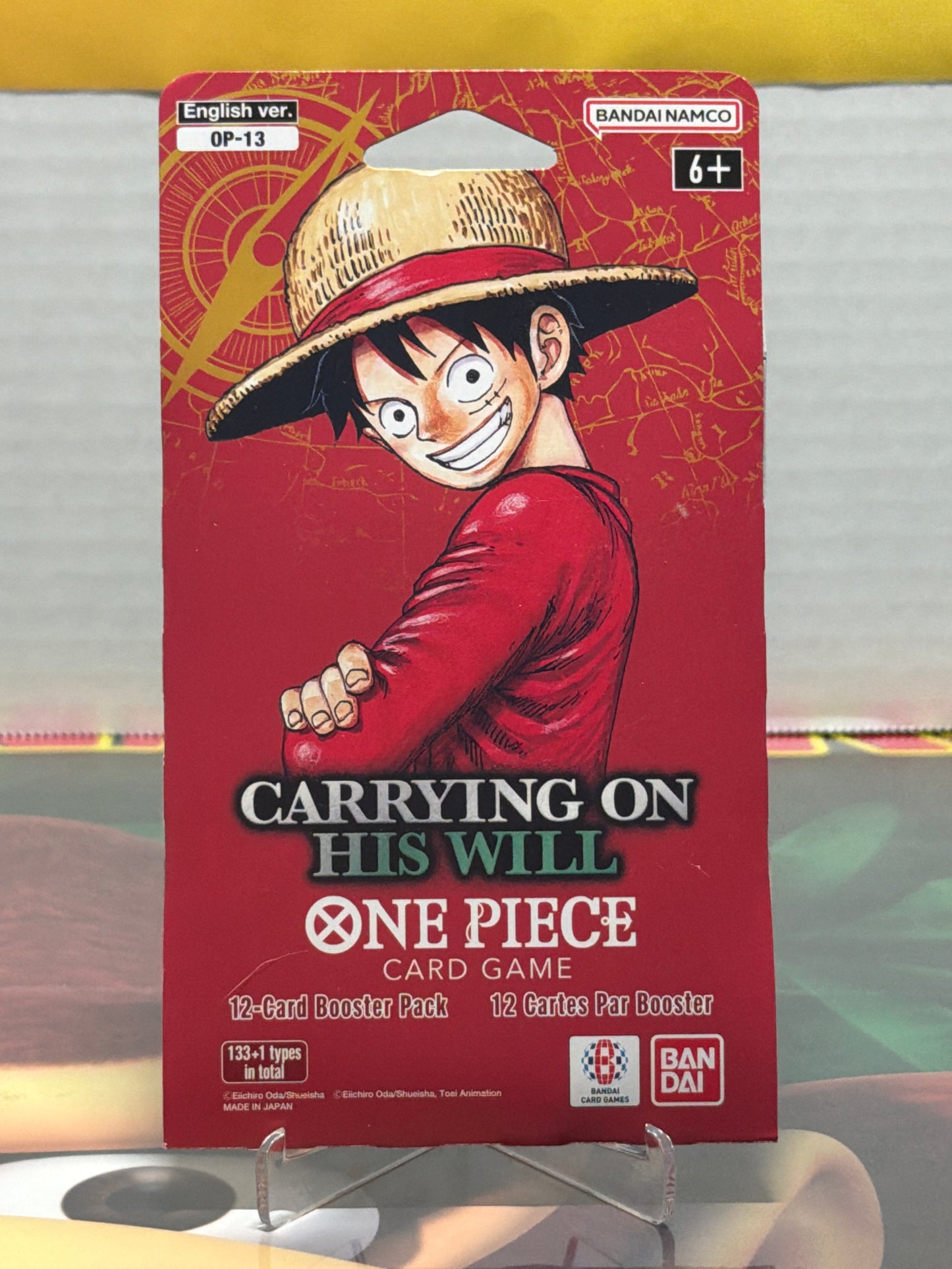 ONE PIECE, OP – 13 ENGLISH VERSION ￼sleeved boosters pack