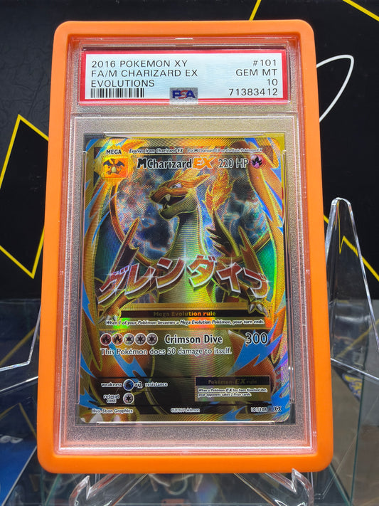 2016 POKÉMON XY FA/M CHARIZARD EX EVOLUTIONS PSA GEM MINT 10