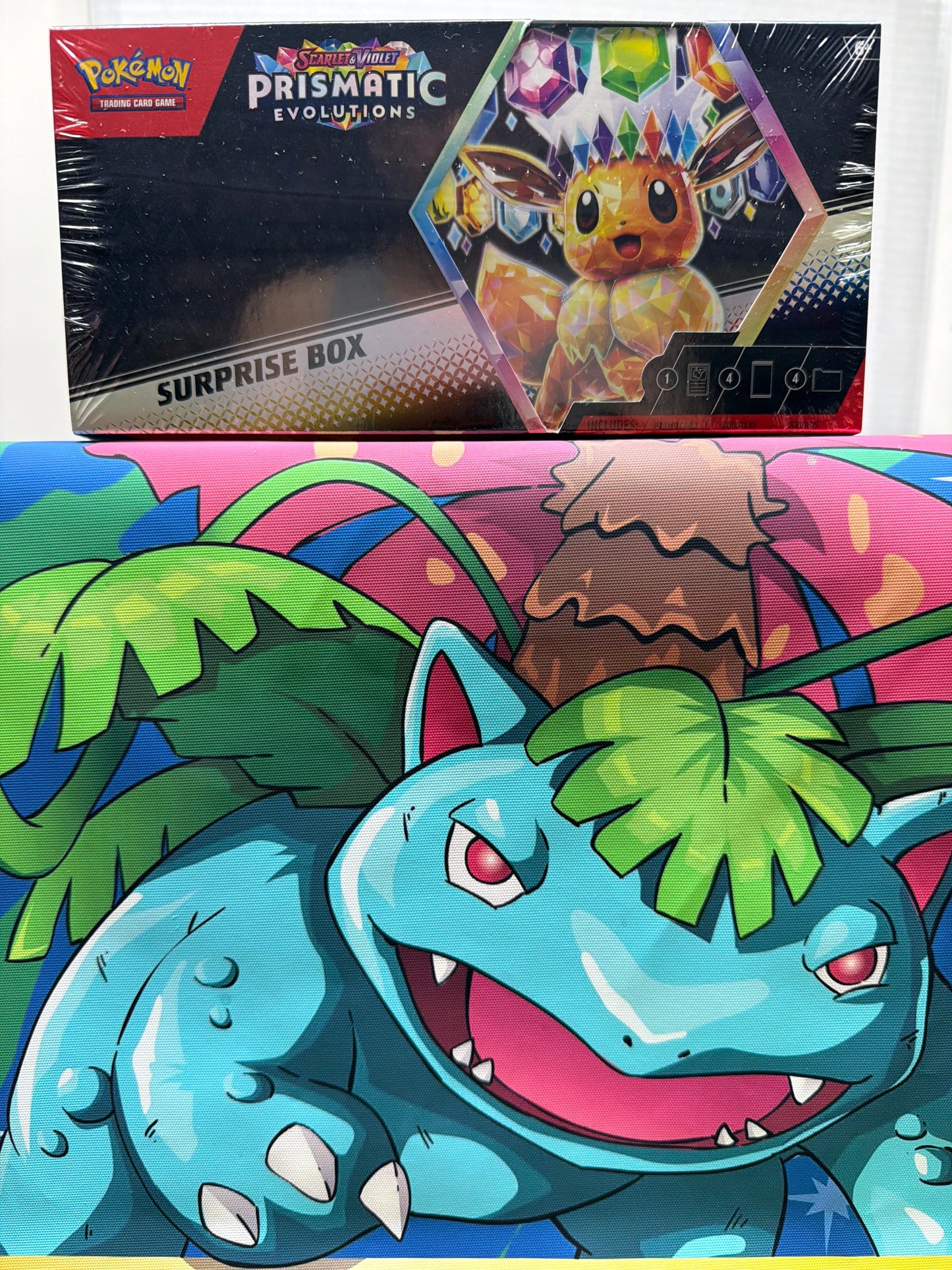 Scarlet and Violet prismatic evolutions surprise box