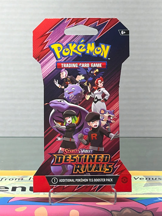 Scarlet and Violet Destined rivals sleeved booster pack