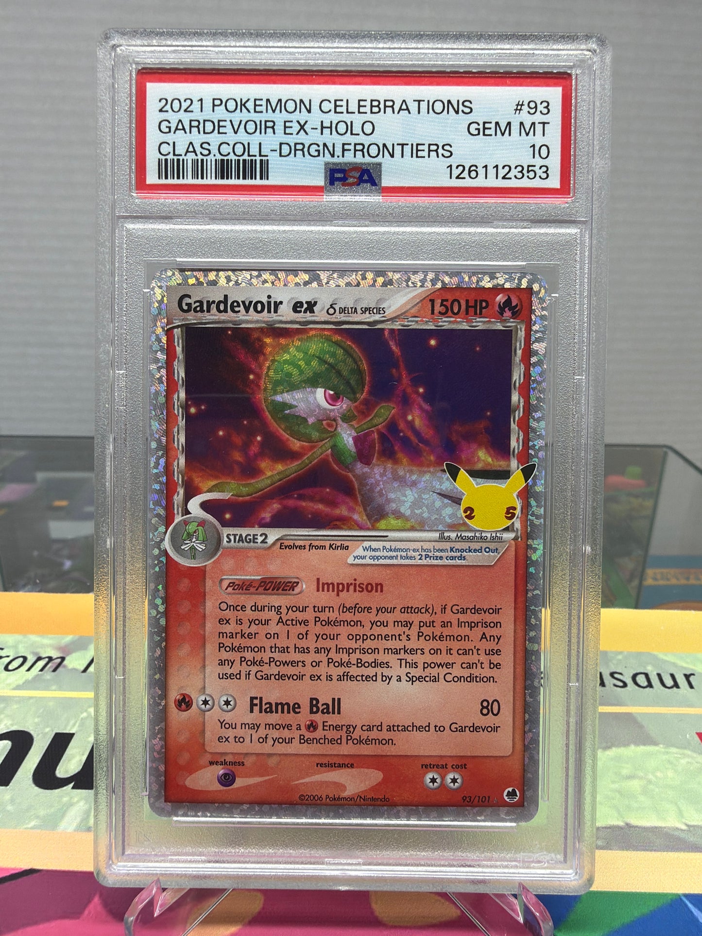2021 Pokémon celebrations Gardevoir EX-HOLO PSA-10 GEM MINT