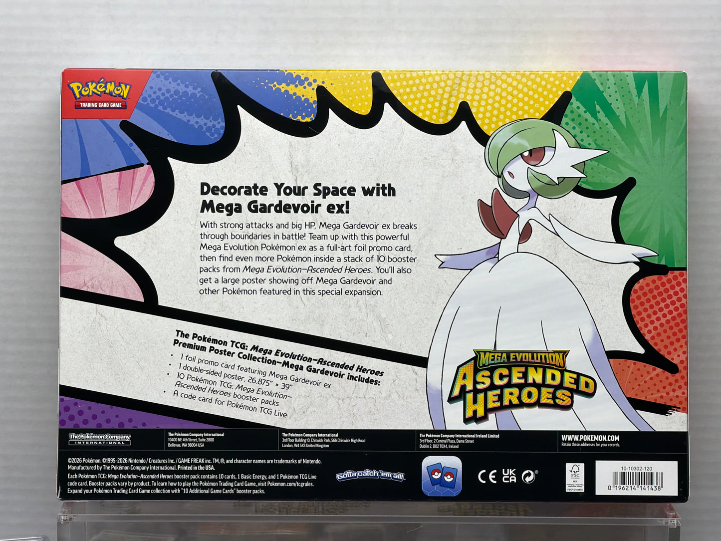 MEGA EVOLUTION ASCENDED HEROES PREMIUM POSTER COLLECTION (MEGA GARDEVOIR)