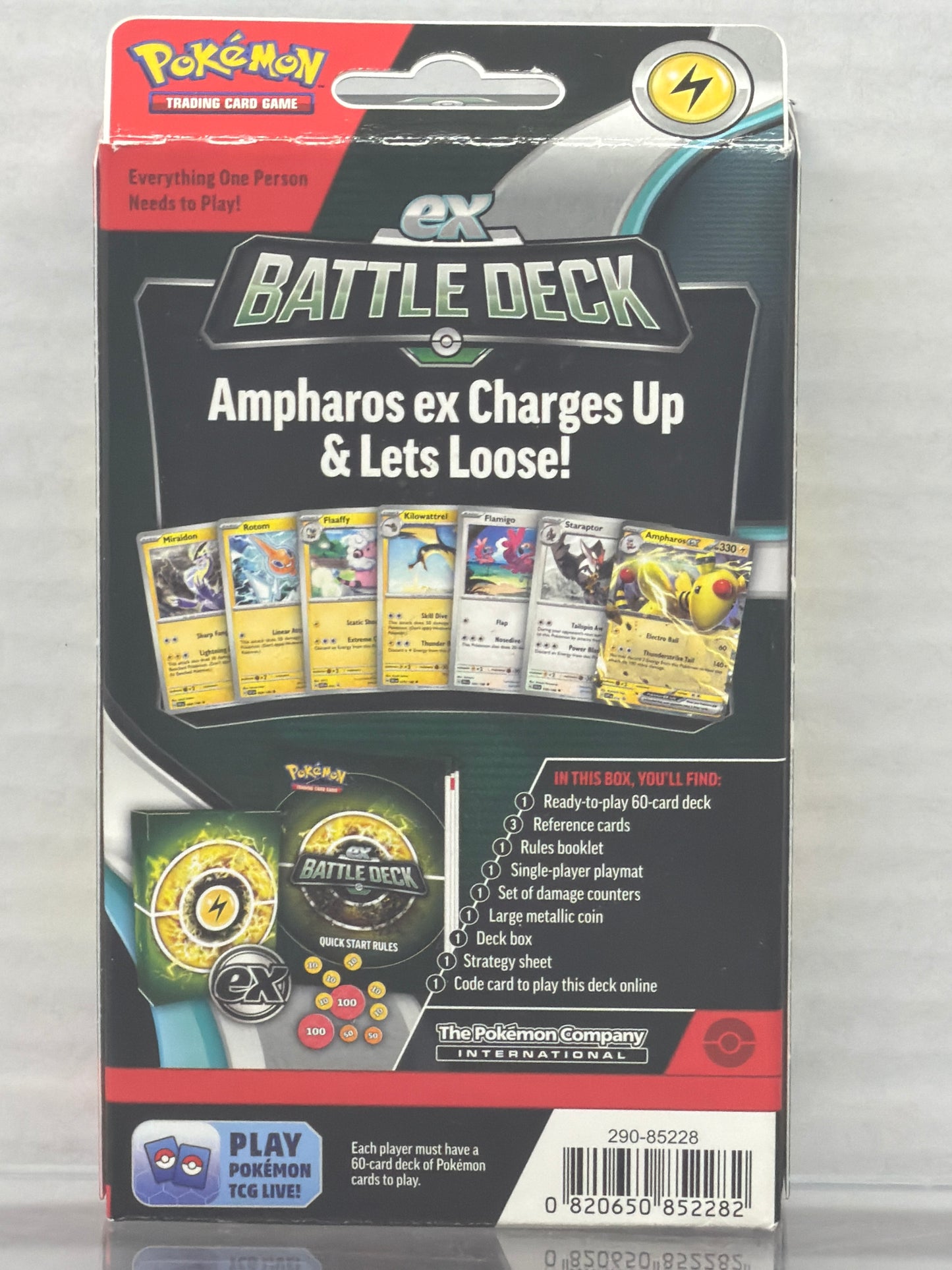 AMPHAROS EX BATTLE DECK
