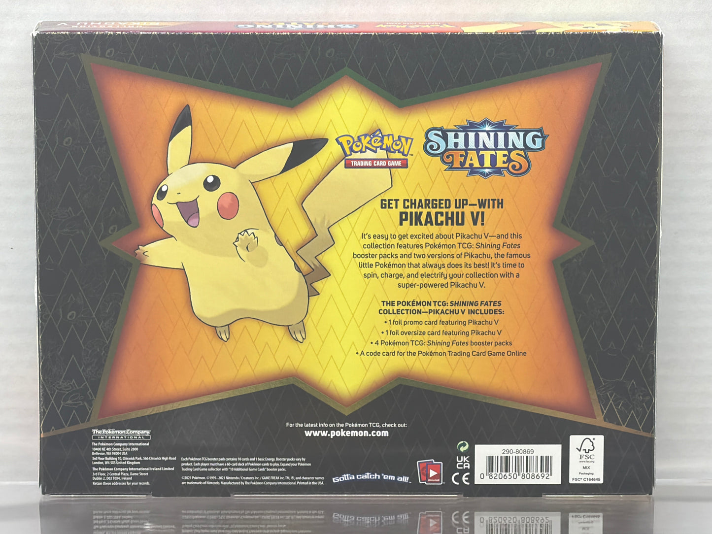 SHINING FATES PIKACHU V COLLECTION