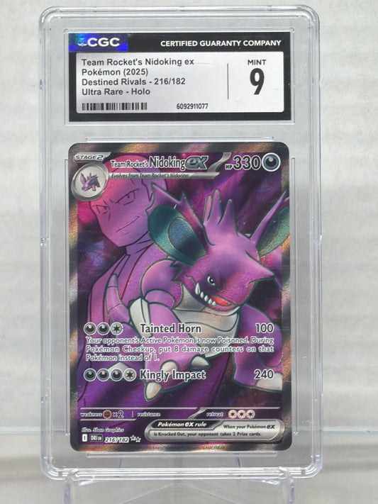 TEAM ROCKETS NIDO KING EX 2025 #216/182 ULTRA RARE-HOLO