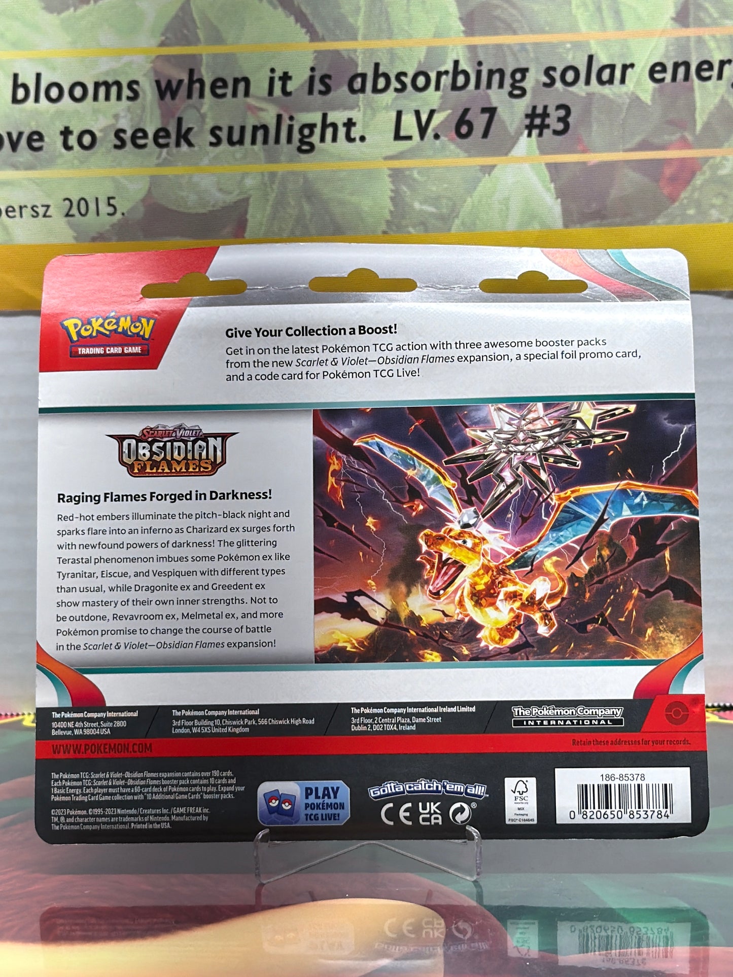 Obsidian flames triple booster pack set
