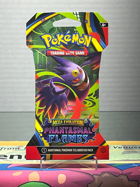 Mega evolution, phantasmal flames sleeved booster pack