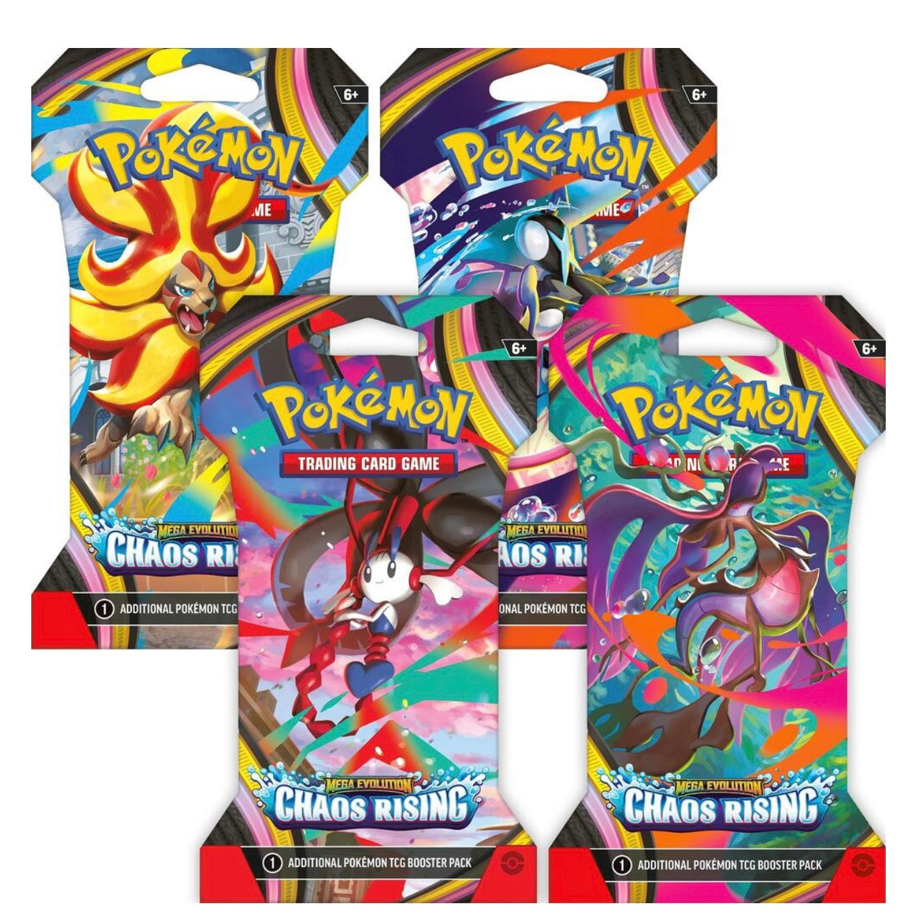 CHAOS RISING SLEEVED BOOSTERS PACKS