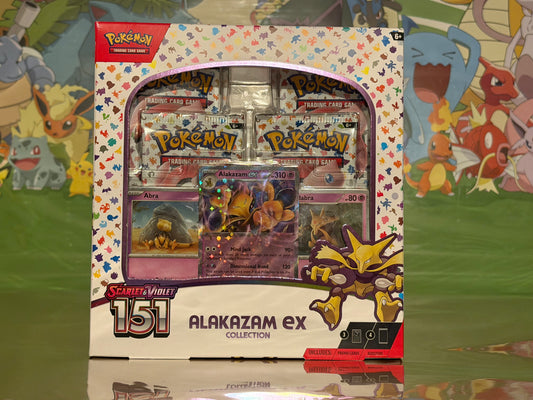 SCARLET AND VIOLET 151 ALAKAZAM EX COLLECTION