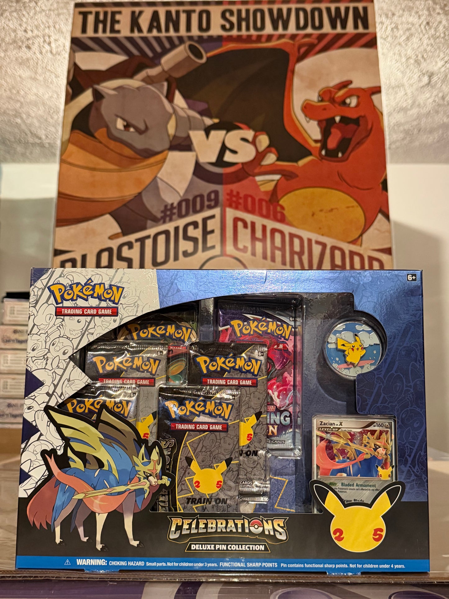 POKÉMON CELEBRATIONS DELUXE PIN COLLECTION W/ZACIAN PROMO