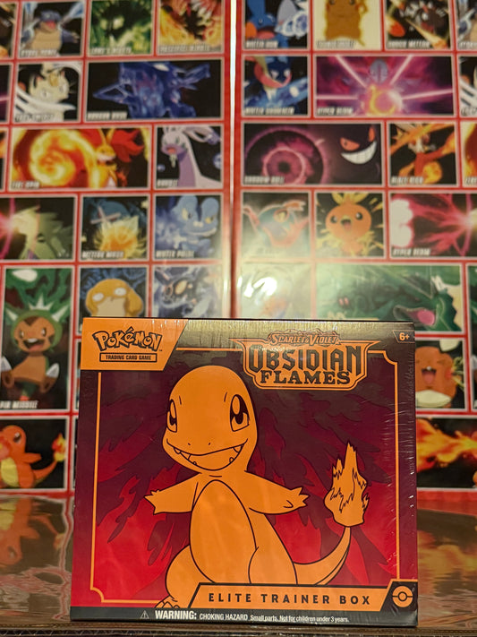 POKÉMON SCARLET AND VIOLET OBSIDIAN FLAMES ELITE TRAINER BOX