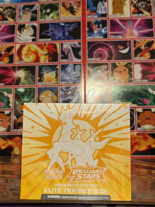 POKÉMON SWORD AND SHIELD BRILLIANT STARS POKÉMON CENTER ELITE TRAINER BOX ￼