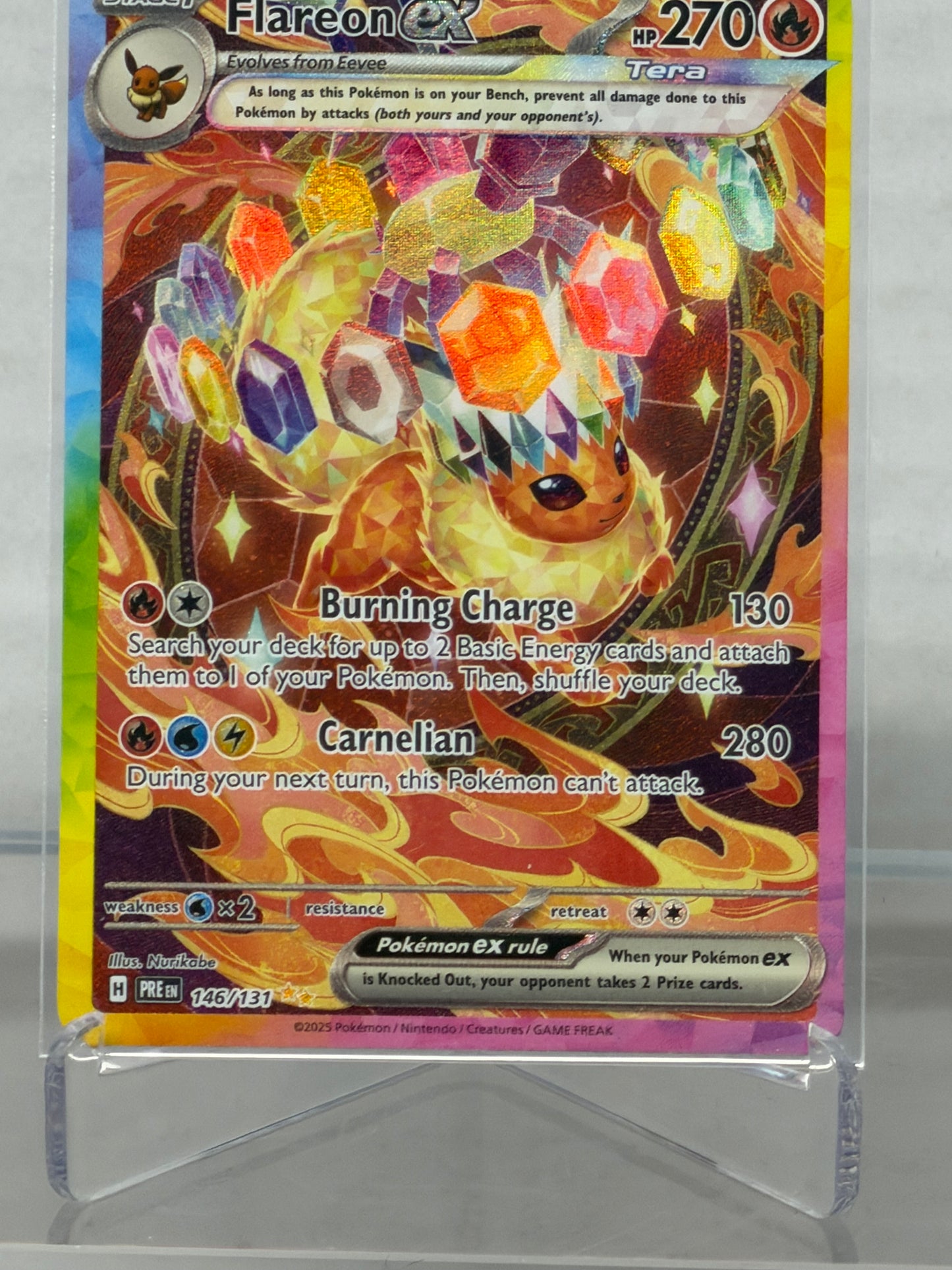 FLAREON #146/131 PRISMATIC EVOLUTIONS SIR