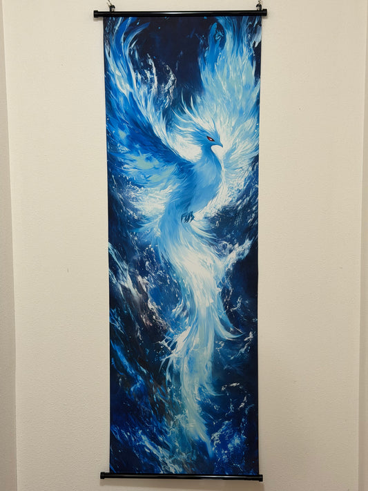 BLUE AND WHITE PHOENIX